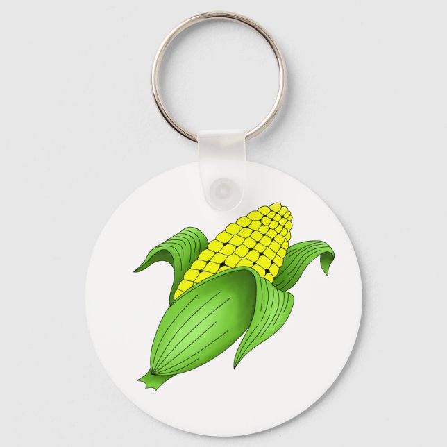 Corn On The Cob Keychain (Front)
