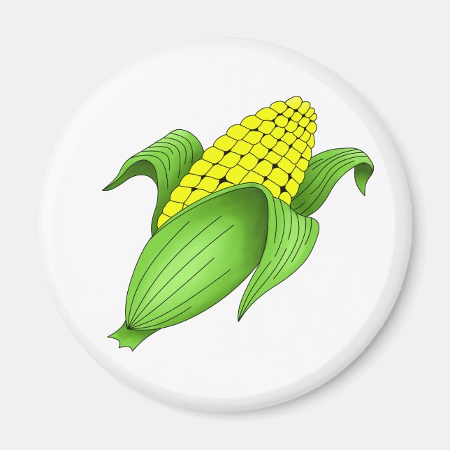 Corn On The Cob Magnet (Front)