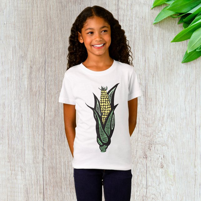 Corn on the Cob Rustic Farmhouse Vegetable T-Shirt (Creator Uploaded)