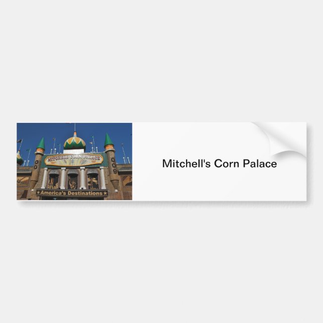 Corn Palace collection Bumper Sticker (Front)