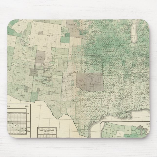Corn per acre planted mouse pad (Front)