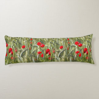 Corn Poppies Body Cushion