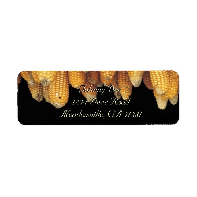 Corn Row Label (Front)