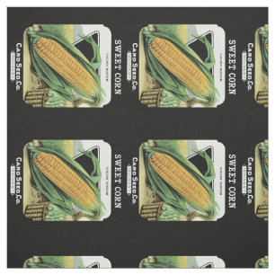 Corn Seed Packet Label Fabric