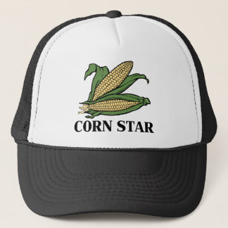 Corn Star Funny Vegetable Pun BBQ Humour Trucker Hat