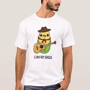 Corn-try Singer Funny Corn Pun T-Shirt