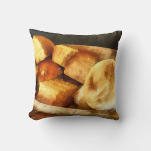 Cornbread and Rolls Cushion