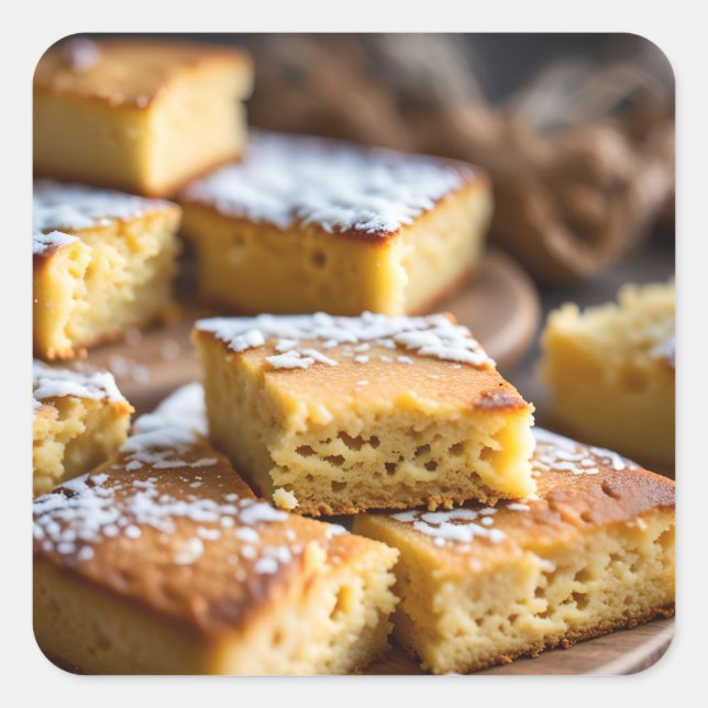 Cornbread Square Sticker (Front)