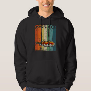 Corndog American Cuisine Takeaway Food Us Fast Foo Hoodie