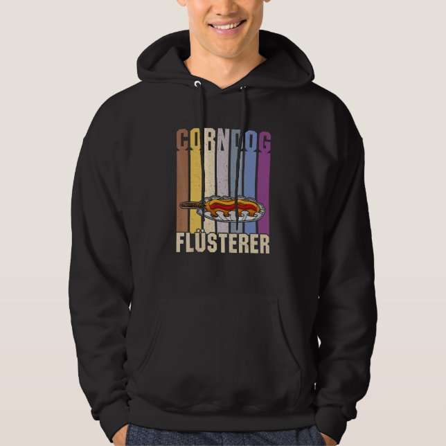 Corndog American Cuisine Takeaway Food Us Fast Foo Hoodie (Front)