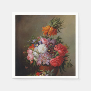 Cornelis Johannes van Hulsteijn Vase with Flowers Napkin