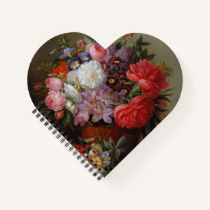 Cornelis Johannes van Hulsteijn Vase with Flowers  Notebook