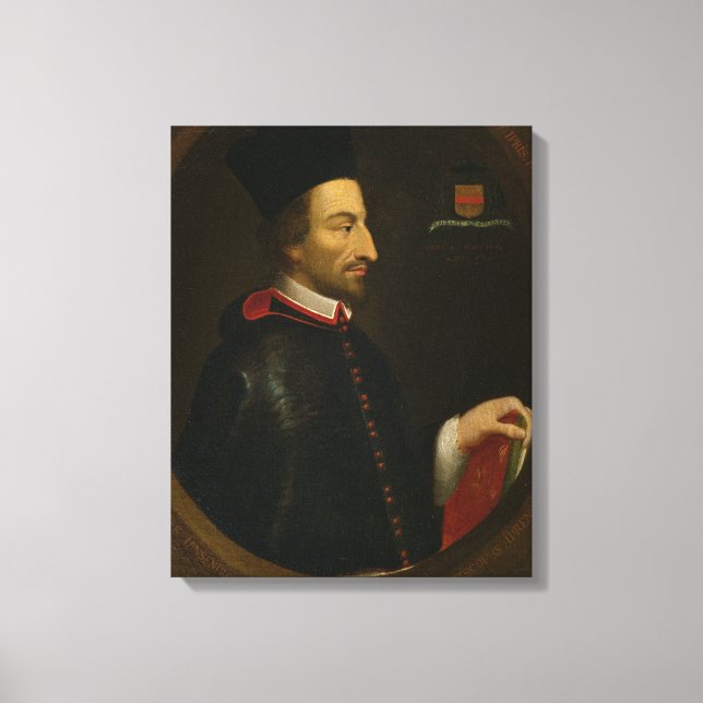 Cornelius Jansen  Bishop of Ypres Canvas Print (Front)