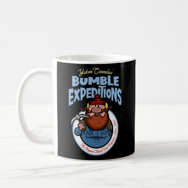 Cornelius Of The Yukon Bumble Expeditions Reindeer Coffee Mug (Left)