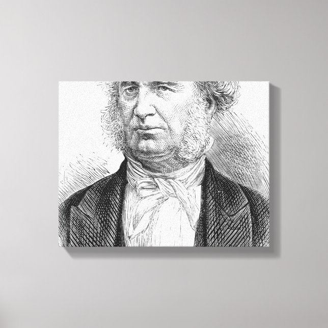 Cornelius Vanderbilt, c.1877 Canvas Print (Front)