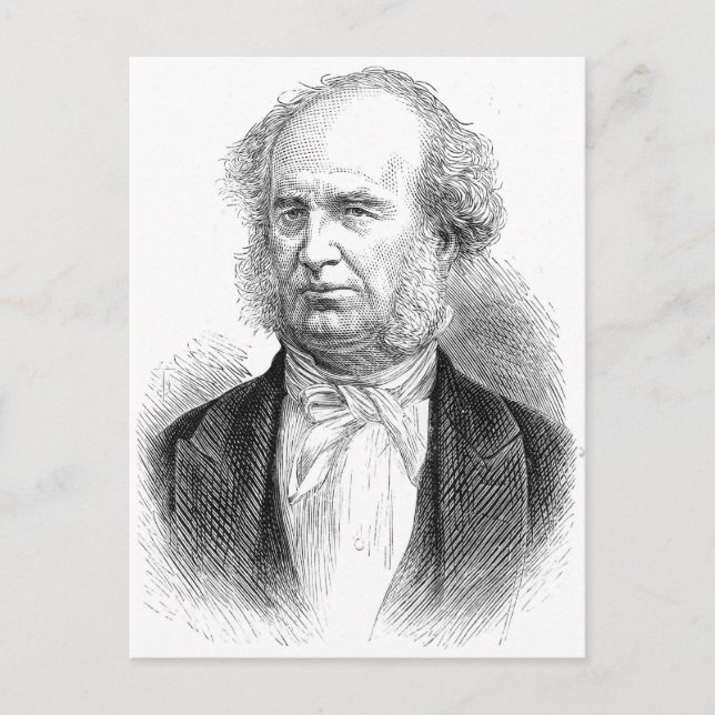 Cornelius Vanderbilt, c.1877 Postcard (Front)