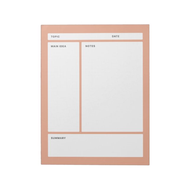Cornell Notes (Plain) (Rotated)