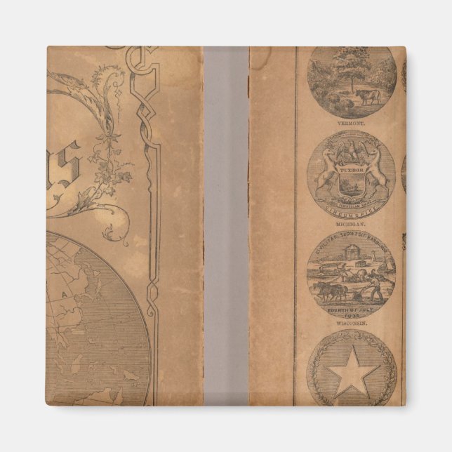 Cornell's companion atlas magnet (Front)