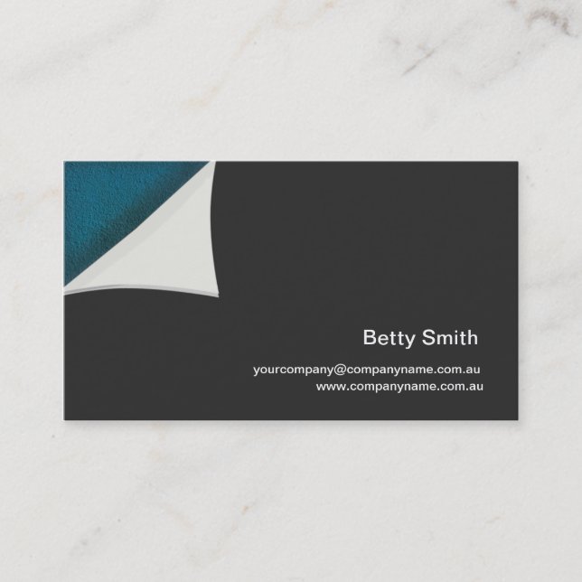 Corner Fold Business Card (Front)