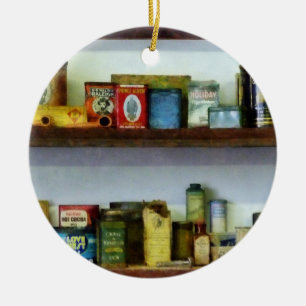 Corner Grocery Store Ceramic Tree Decoration