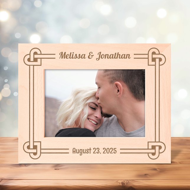 Corner Heart Shaped Knot Frame Wedding 7x5 (Creator Uploaded)