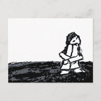 corner kid postcard