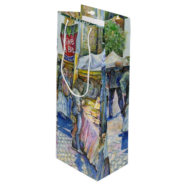 Corner of Flying Pig Farm and Wine a Bit. Gift Bag (Front Angled)