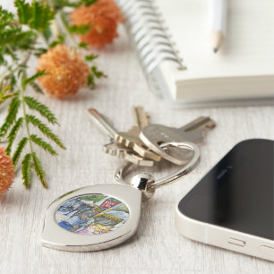Corner of Flying Pig Farm and Wine a Bit. Key Ring