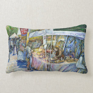Corner of Flying Pig Farm and Wine a Bit. Lumbar Cushion