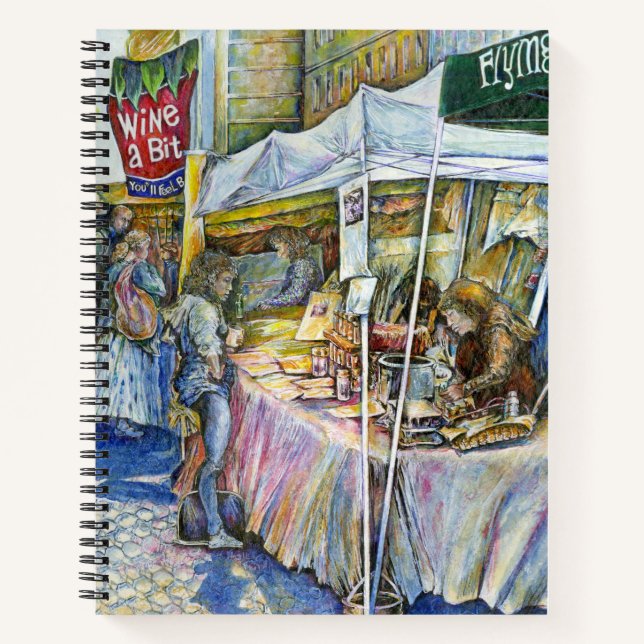 Corner of Flying Pig Farm and Wine a Bit. Notebook (Front)