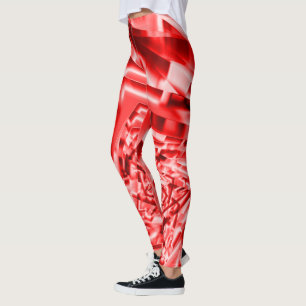 Corner of inclined squares, showy red to whitish leggings