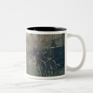 Corner of Leidsche Square, Amsterdam Two-Tone Coffee Mug