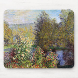 Corner of the Garden at Montgeron - Claude Monet - Mouse Pad