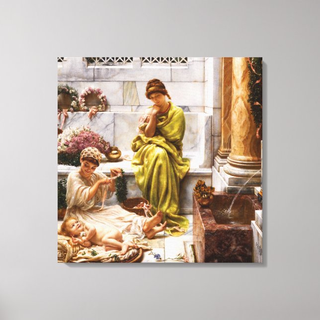 Corner Of The Marketplace Canvas Print (Front)