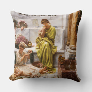 Corner Of The Marketplace Cushion