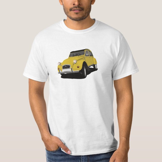 Cornering Citroën 2CV - 29 car colour options - T-Shirt (Front)