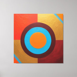 Cornering Frame in Canvas The Alma Balance Print