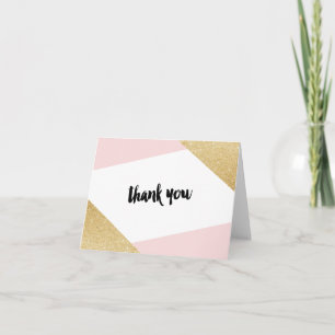Corners Thank You Note Card