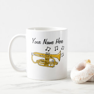 Cornet Custom Mug Cornetist Brass Musician Gift