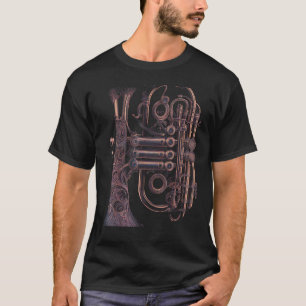 Cornet music instrument Graphic steampunk T-Shirt