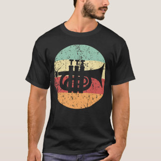 Cornet Trumpet Retro Music Musical Instrument Icon T-Shirt
