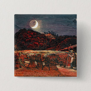 Cornfield by Moonlight, 1830 15 Cm Square Badge