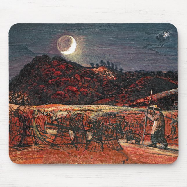 Cornfield by Moonlight, 1830 Mouse Pad (Front)