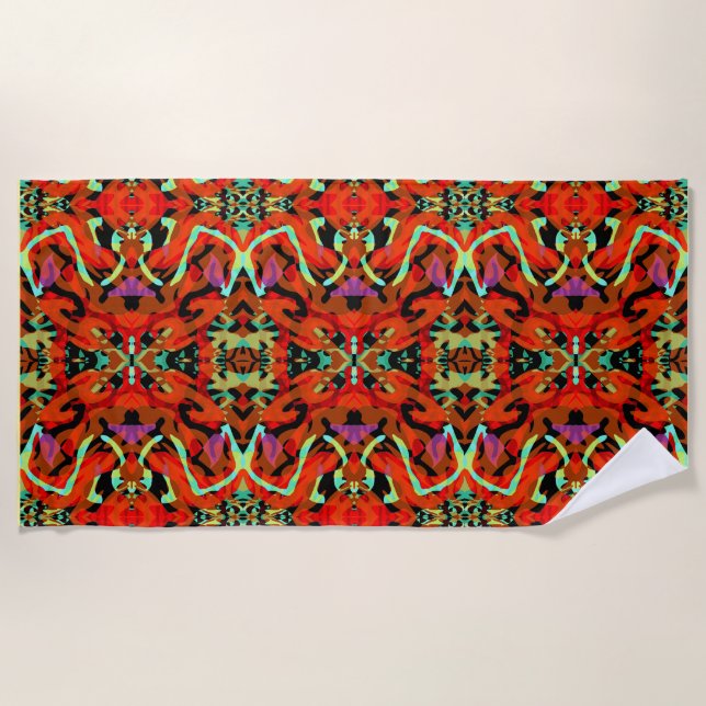CoRNflicKt v3 Beach Towel (Front)