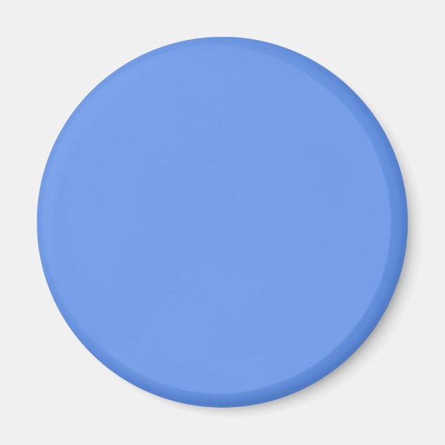 Cornflower Blue 6495ED Colour - Option to Add Name Magnet (Front)