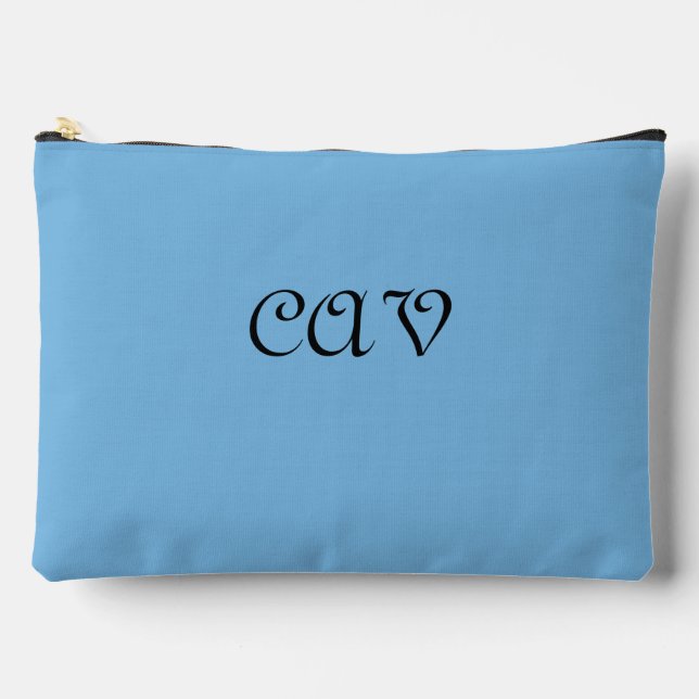 Cornflower Blue  Accessory Pouch (Front)