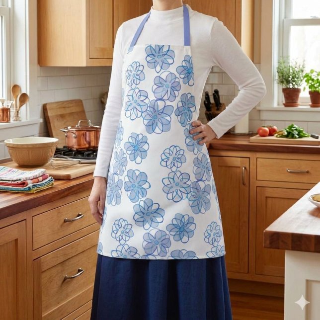 Cornflower Blue Apron (Creator Uploaded)