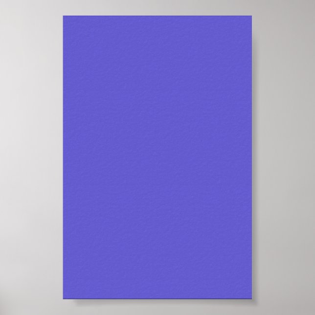 Cornflower Blue Background on a Poster (Front)