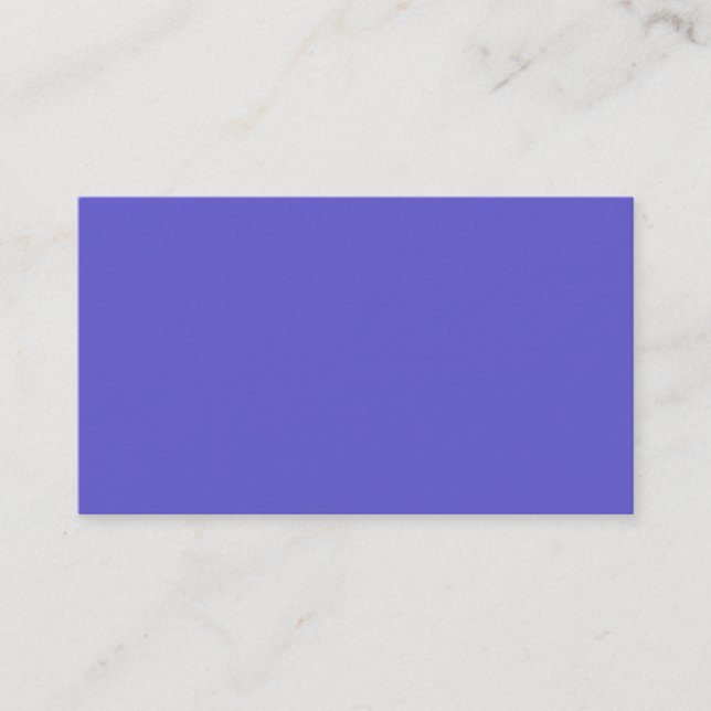 Cornflower Blue Business Card (Front)