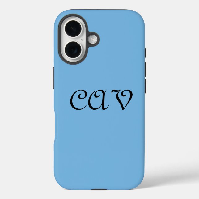 Cornflower Blue  Case-Mate iPhone Case (Back)